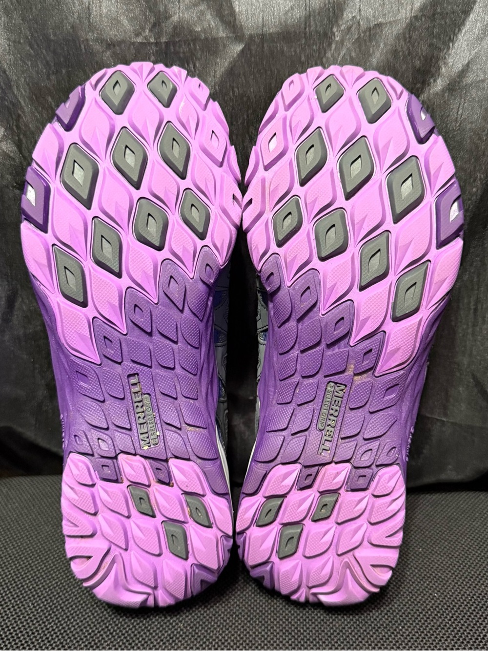 Merrell Lulea Hiking Outdoor Shoes Purple Gray Women Size 8.5 - Excellent - Picture 7 of 7